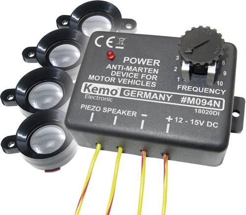 M094 Marderabwehr mit Optikschutz, abgesetzte Lautsprecher 12V 1St.