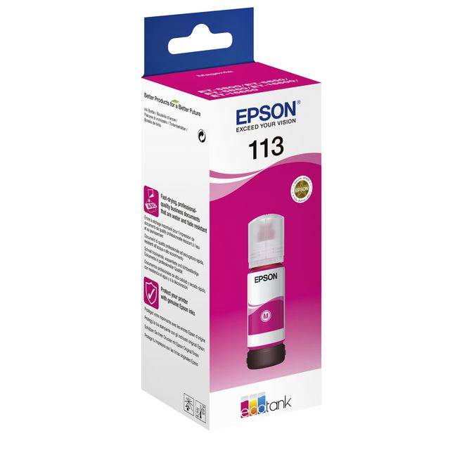 Epson C13T06B340 113 EcoTank Nachfülltinte Original Epson Magenta 70 ml