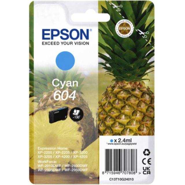 Epson Druckerpatrone T10G2, 604 Original Cyan C13T10G24010