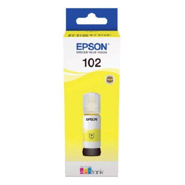 Epson C13T03R440 102 EcoTank Nachfülltinte Original Epson Gelb 70 ml