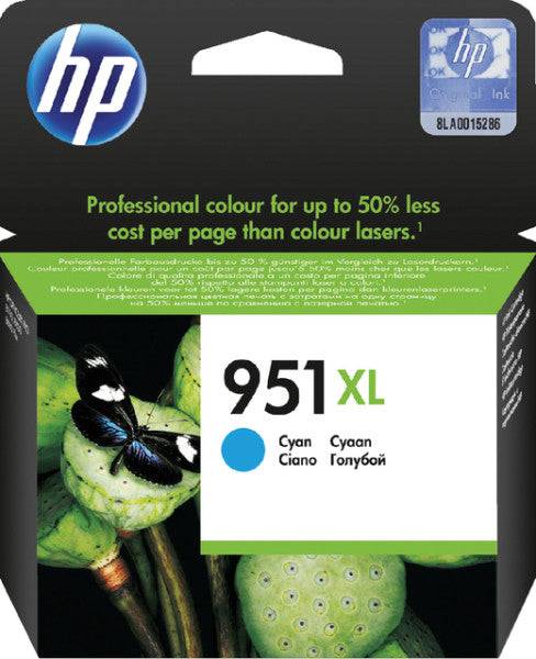 HP 951XL Druckerpatrone Original Cyan CN046AE Tinte