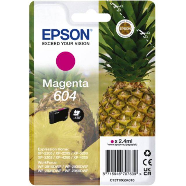 Epson Druckerpatrone T10G3, 604 Original Magenta C13T10G34010