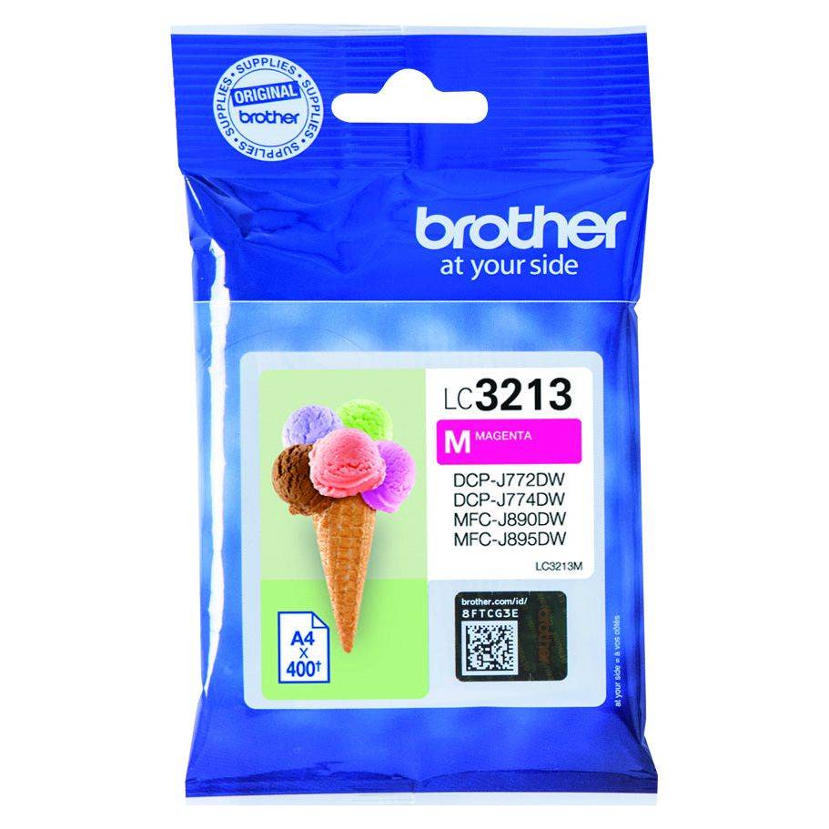 Brother Druckerpatrone LC-3213M Original Magenta LC3213M