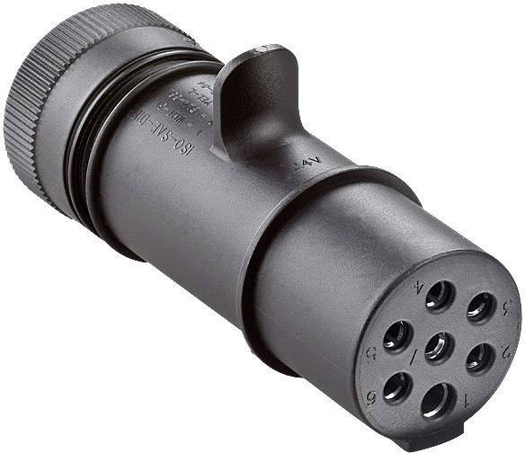 SecoRüt 40010 Anhänger Stecker [Steckdose 7polig Typ N - Stecker 7polig Typ N] ABS Kunststoff