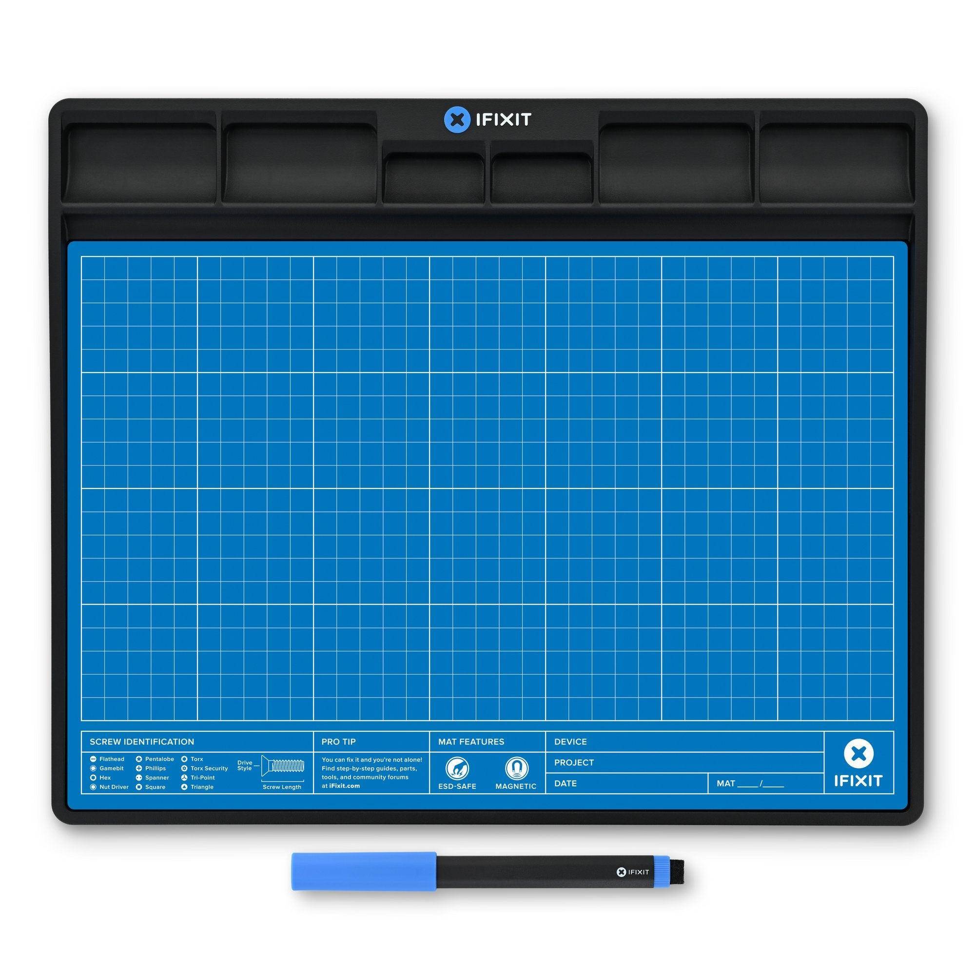 iFixit FIXMAT stapelbare Magnetmatte - Schwarz