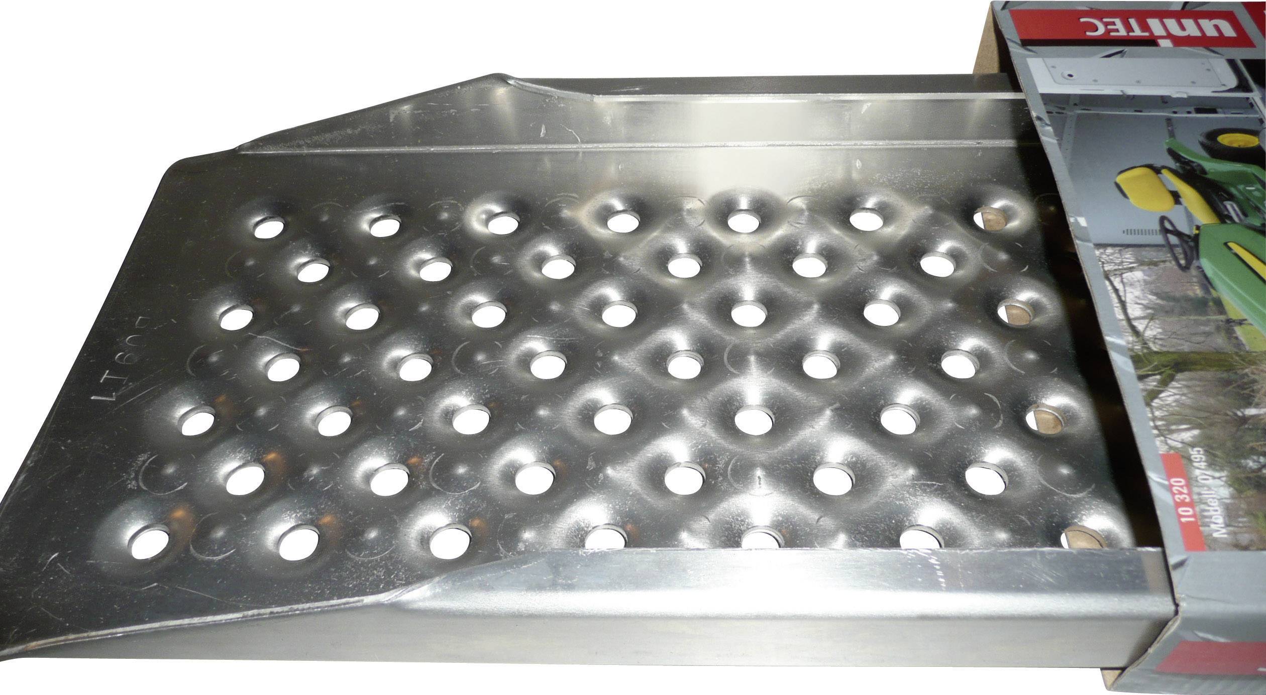 Unitec 10320 Auffahrrampe 400kg Aluminium 150cm x 21.5cm x 3.5cm