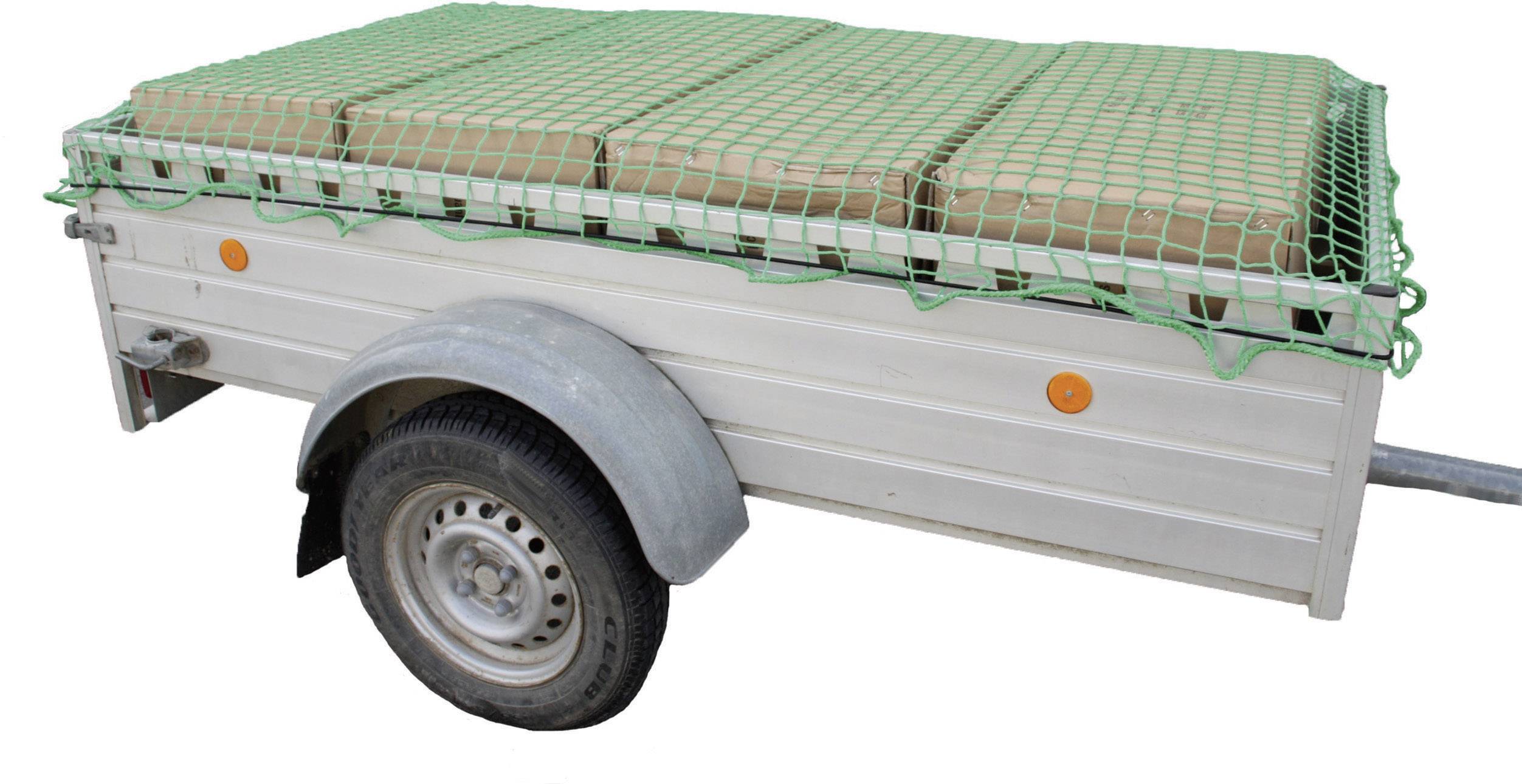 HP Autozubehör 25163 Anhängernetz (L x B) 3m x 2m Mit Gummispannband