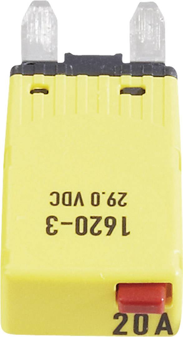 1620-3-20A 1620-3-20A Sicherungsautomat Mini Flachsicherung 20 A Gelb 1 St.
