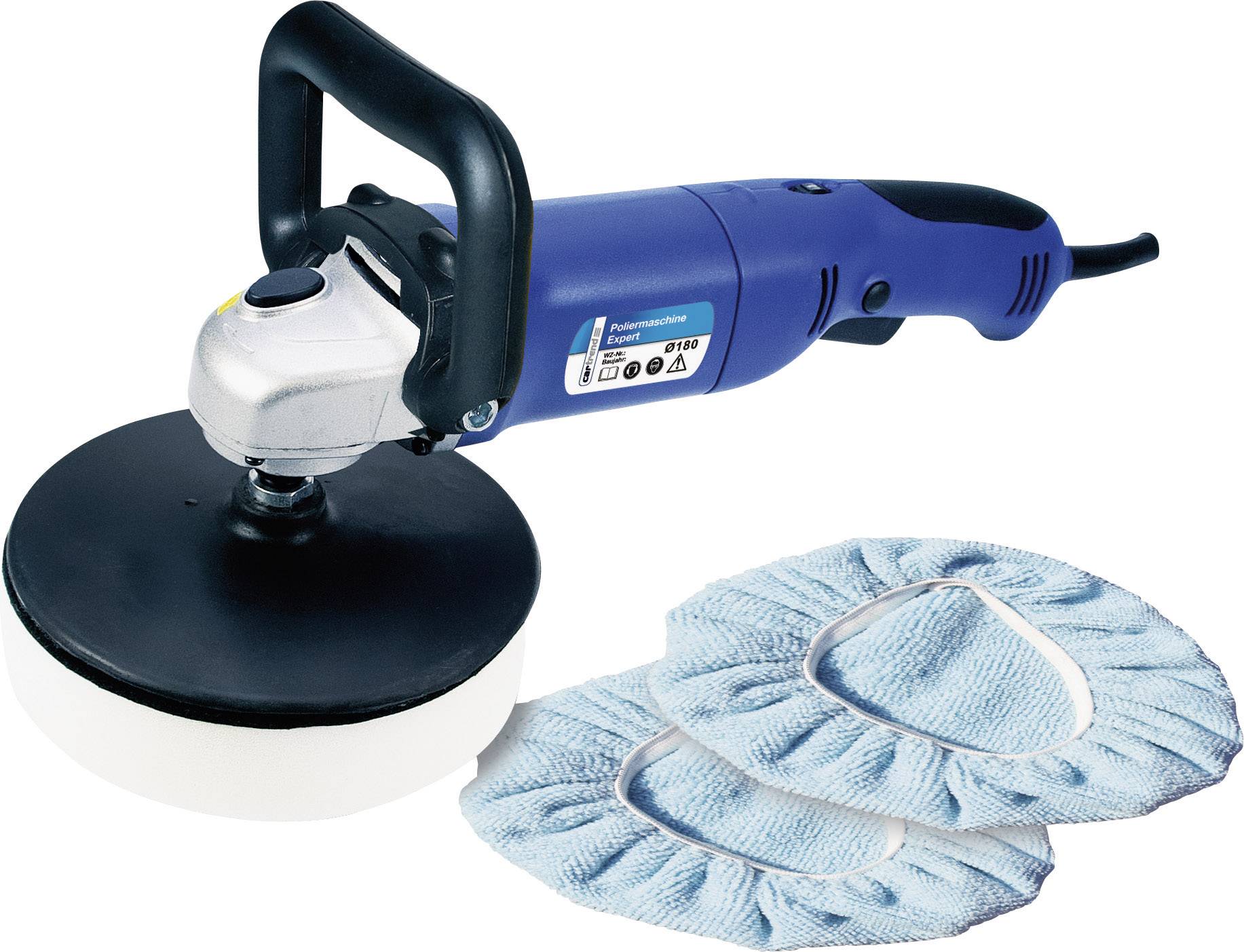 cartrend Expert 30164 Rotationspoliermaschine 230 V 1100 W 1000 - 3000 U/min 180 mm