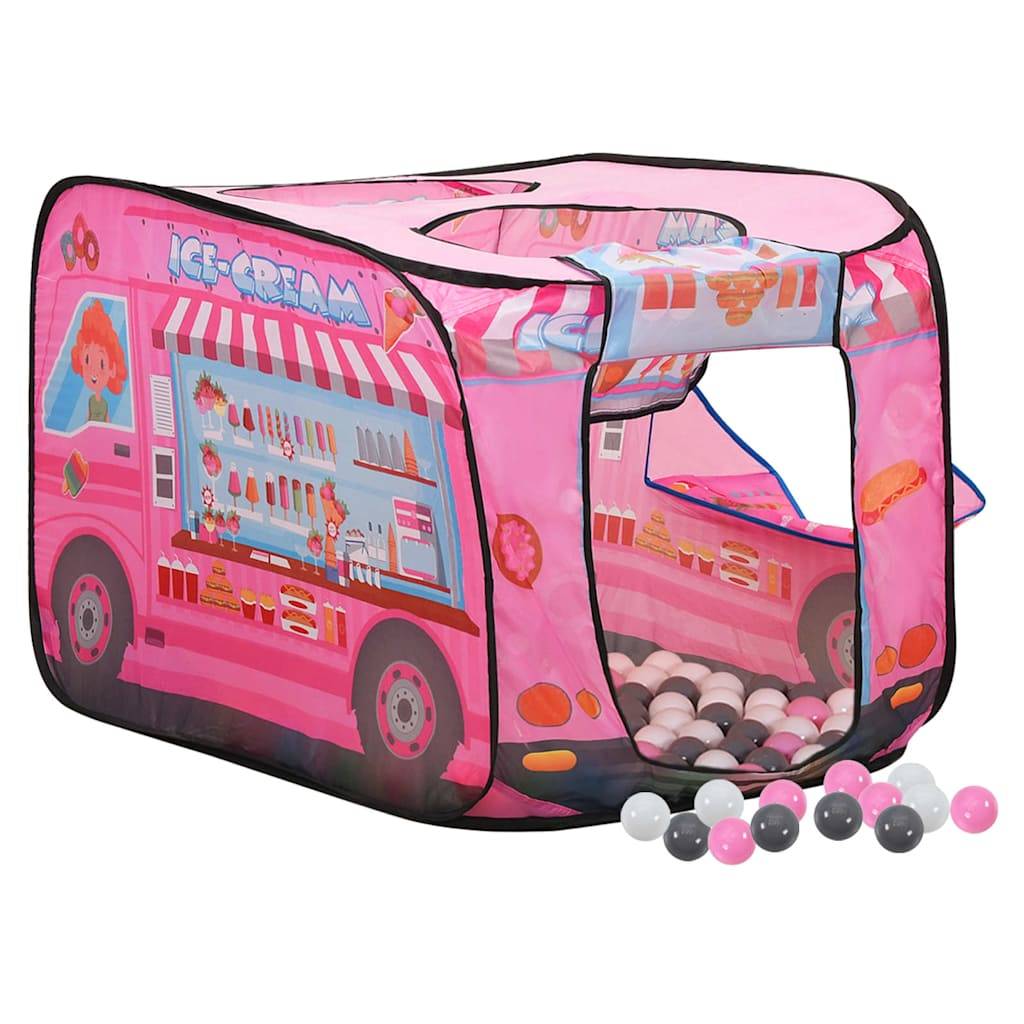 vidaXL Kinder-Spielzelt mit 250 Bällen Rosa 70x112x70 cm