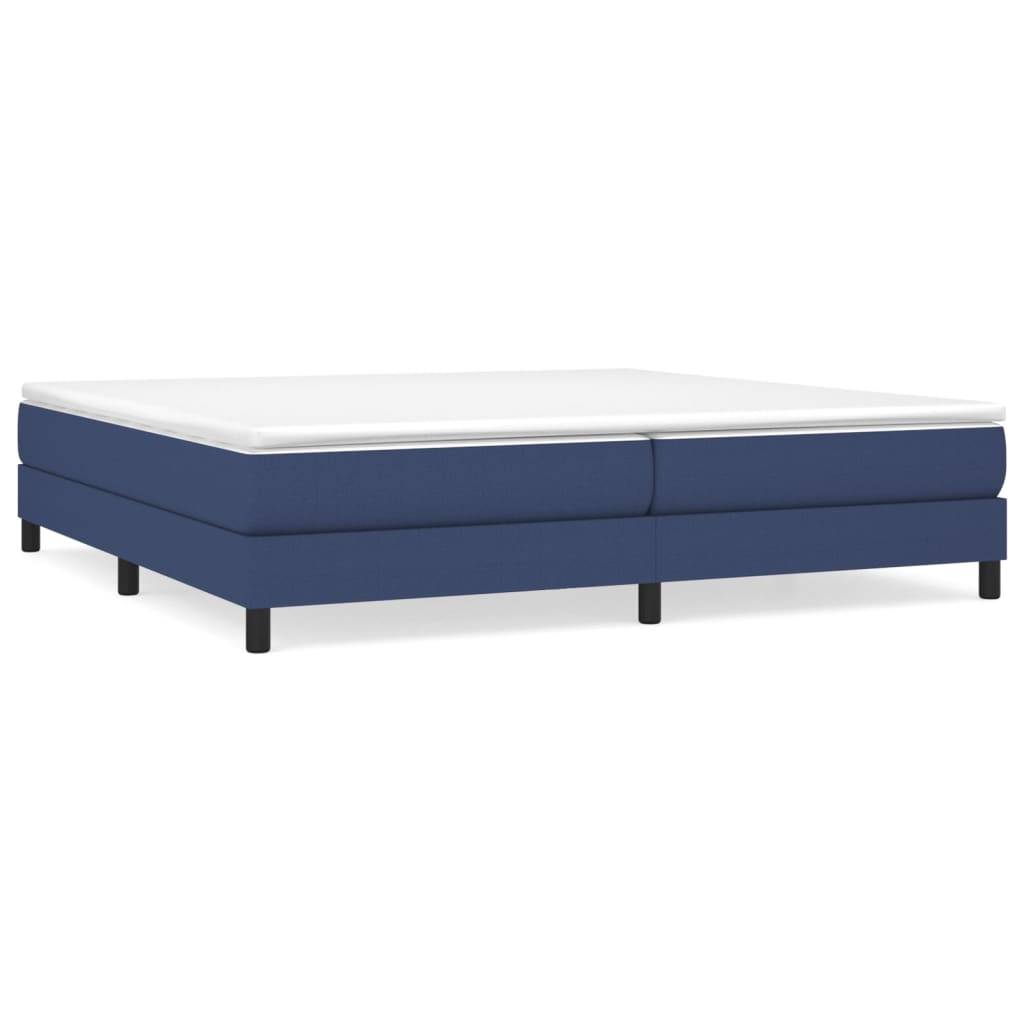 vidaXL Bettgestell ohne Matratze Blau 200x200 cm Stoff