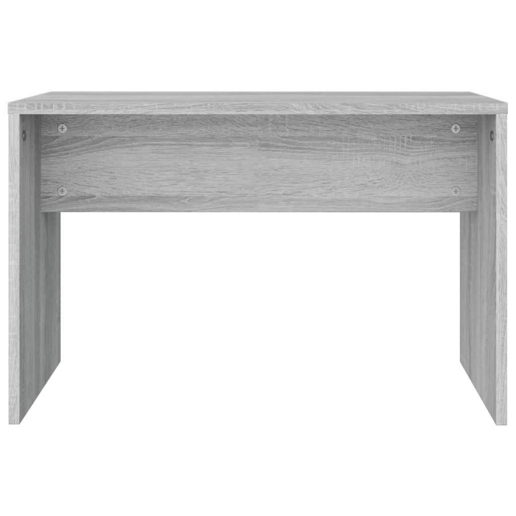 vidaXL Schminkhocker Grau Sonoma 70x35x45 cm Holzwerkstoff