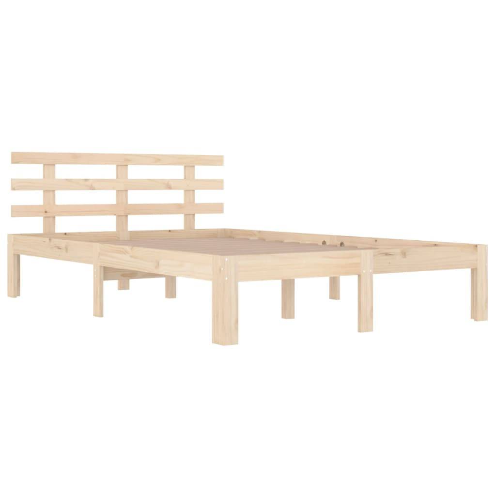 vidaXL Massivholzbett ohne Matratze 160x200 cm