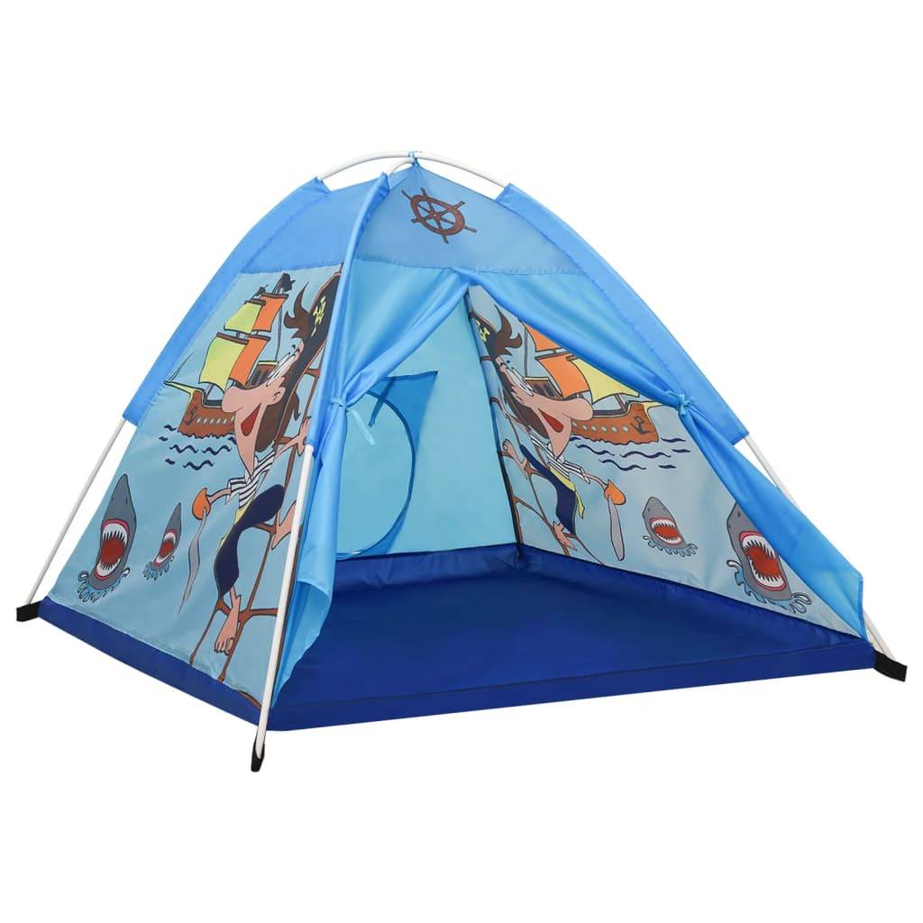 vidaXL Spielzelt mit 250 Bällen Blau 120x120x90 cm