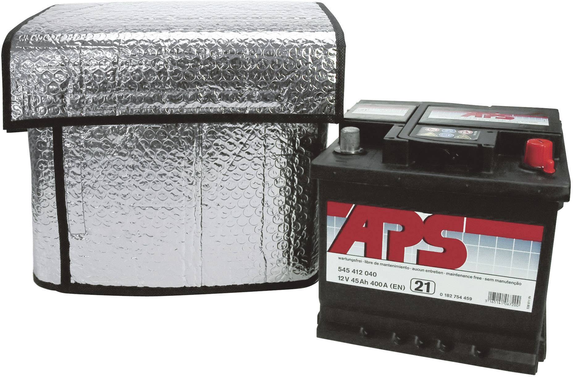 Cartrend Thermo-Batteriehülle aluminiumbeschichtet (L x B) 118cm x 75cm Lkw, SUV, Van, Bus