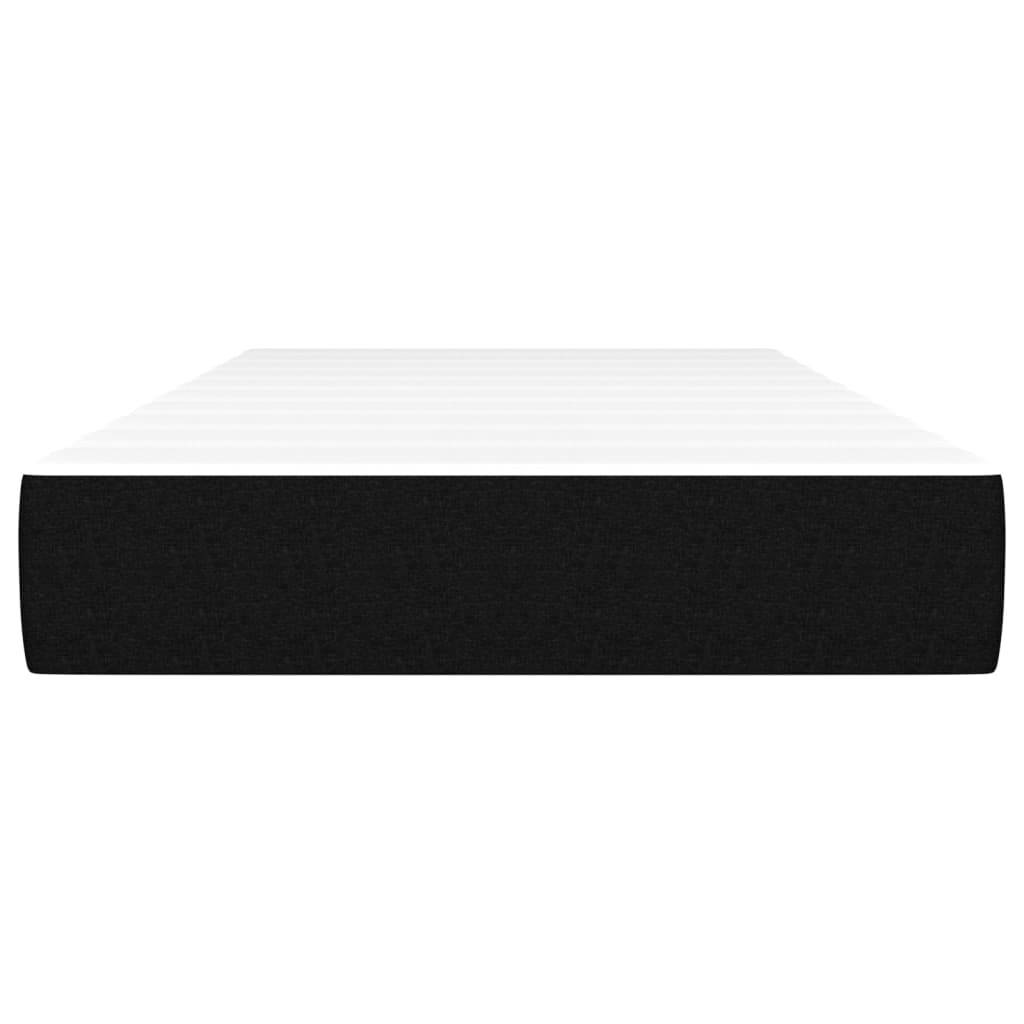 vidaXL Taschenfederkernmatratze Schwarz 80x200x20 cm Stoff
