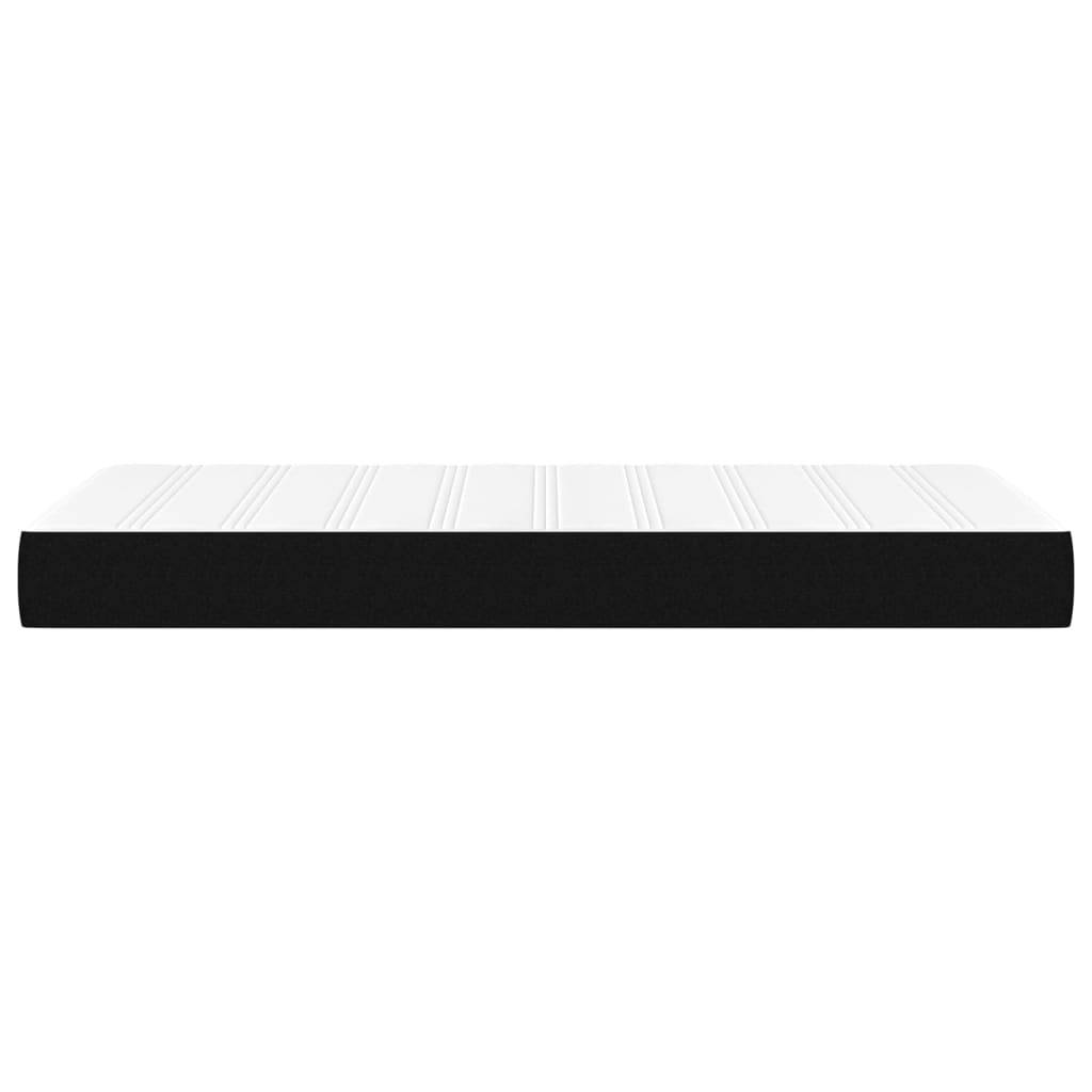 vidaXL Taschenfederkernmatratze Schwarz 80x200x20 cm Stoff