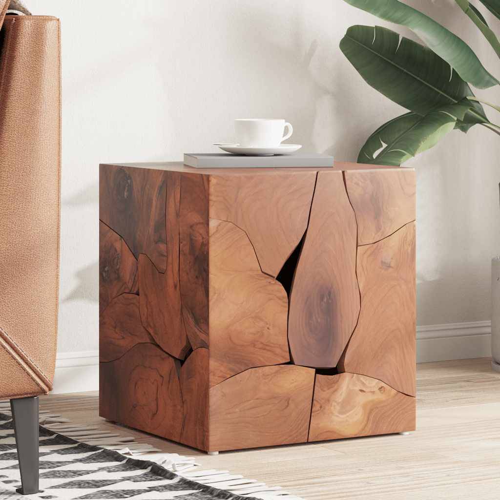 vidaXL Hocker Massivholz Teak