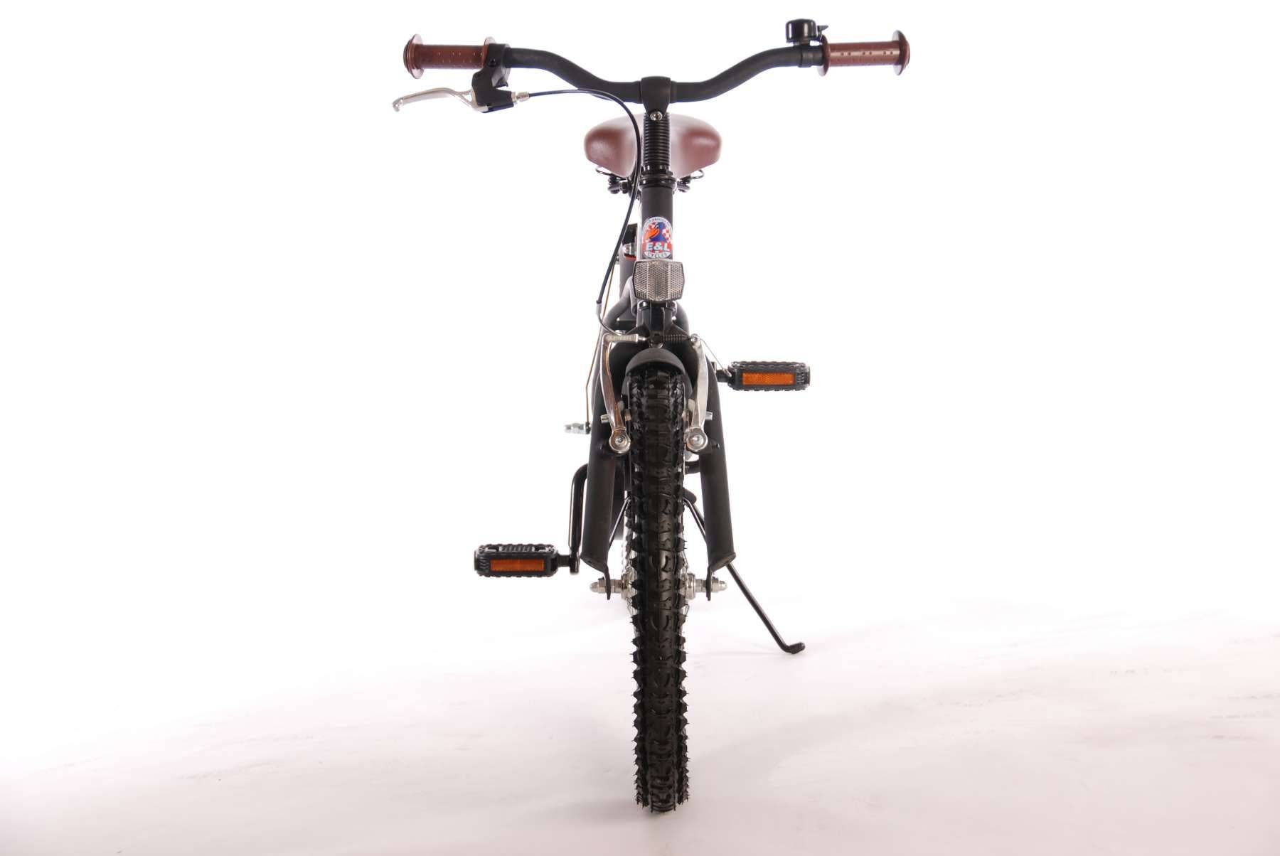 Volare Black Cruiser Kinderrad - Jungen - 18 Zoll - Schwarz - 95% montiert