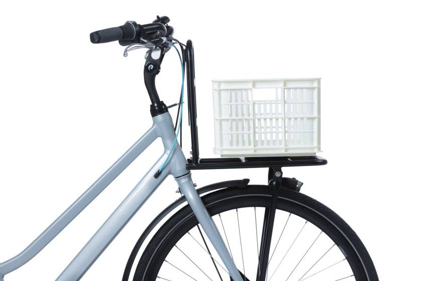 Basilikum fietslat S - klein - 17,5 Liter - Weiß