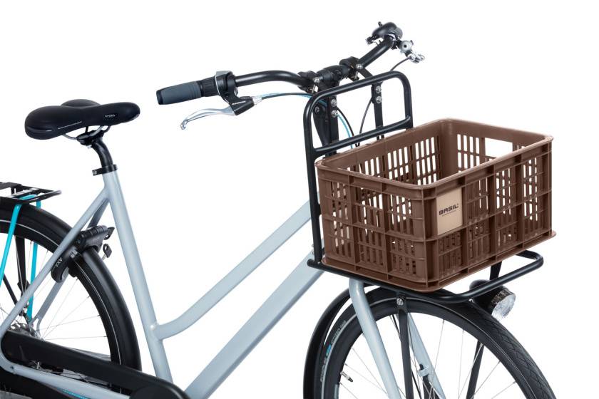 Basilikum fietslat S - klein - 17,5 Liter - braun