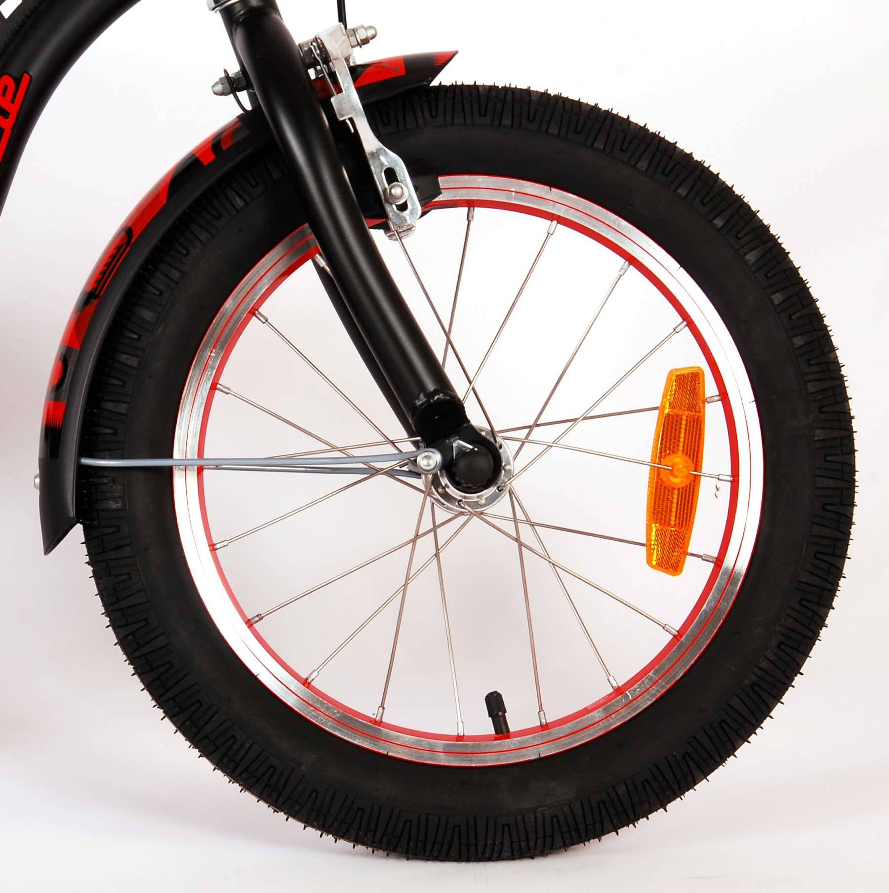 Volare WIRARE Miracle Cruiser Kinder Fahrrad - Jungen - 16 Zoll - Matt Black - Prime Collection