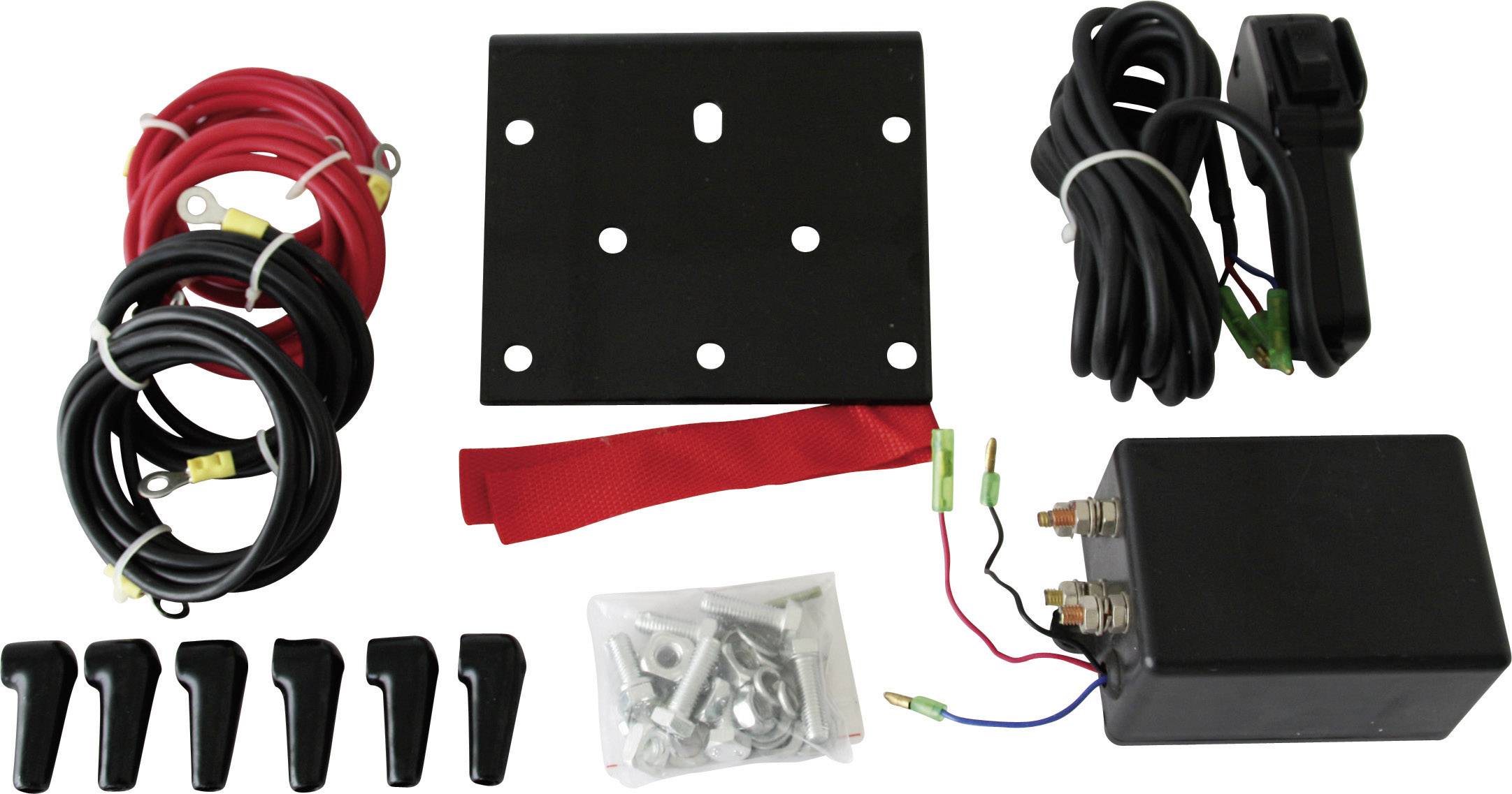 HP Autozubehör Seilwinde 20603 Zugkraft (stehend)=1590kg Zugkraft (rollend)=4700kg Kabel-Fernbedienung, Funk-Fernbedienung