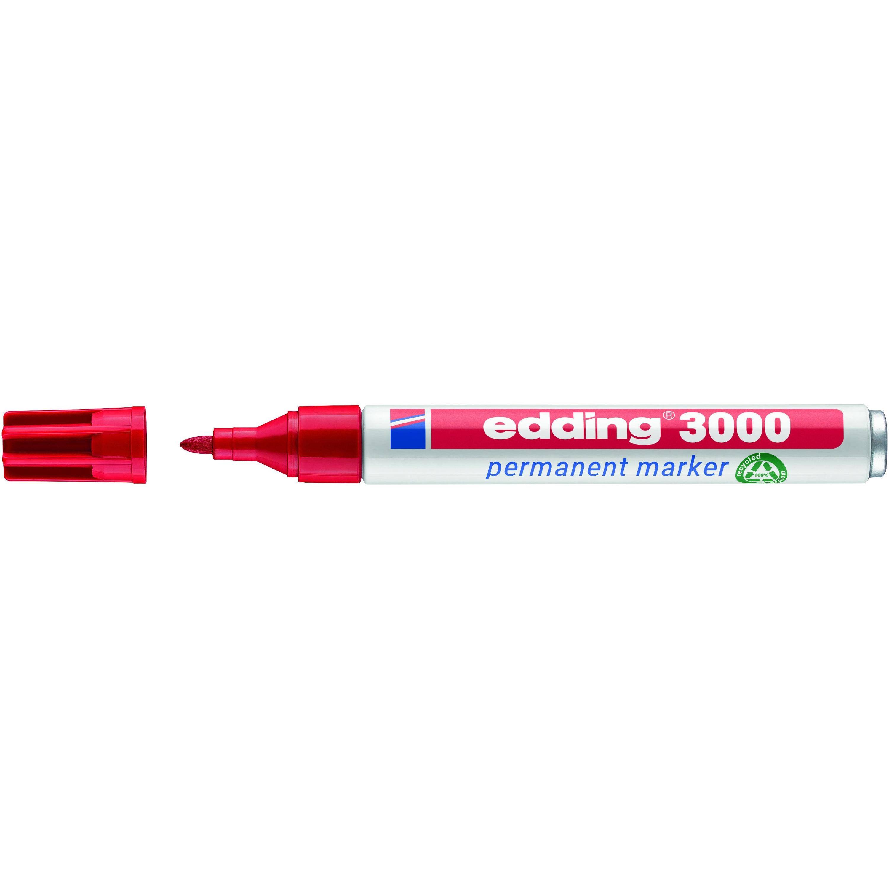 EDDING 3000 - Marker - permanent - Rot - 1.5-3
