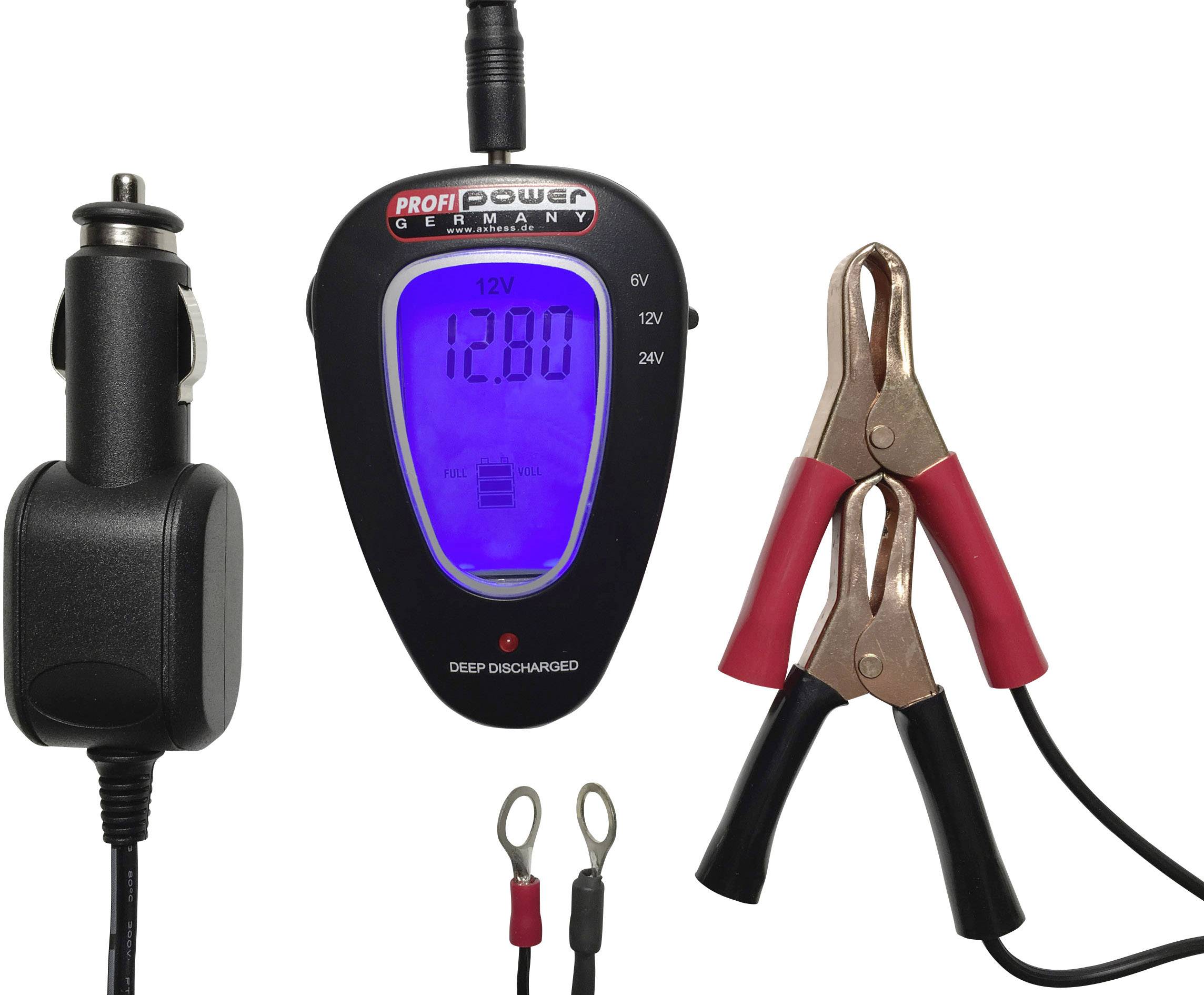 Profi Power 2.913.900 Kfz-Batterietester 6 V, 12 V, 24V 88mm x 60mm x 30mm
