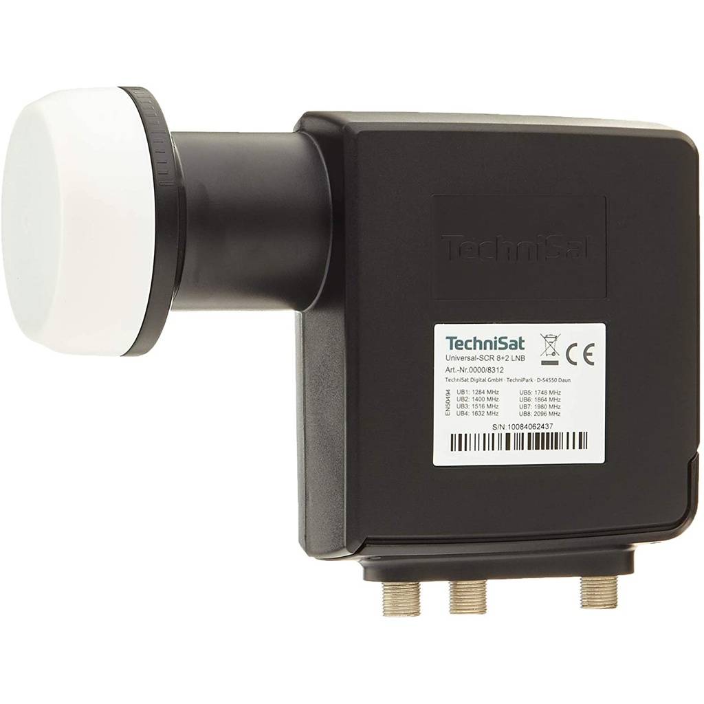1St. Technisat 0000/8312 Universal-LNB 8xSCR + 2xLEGACY