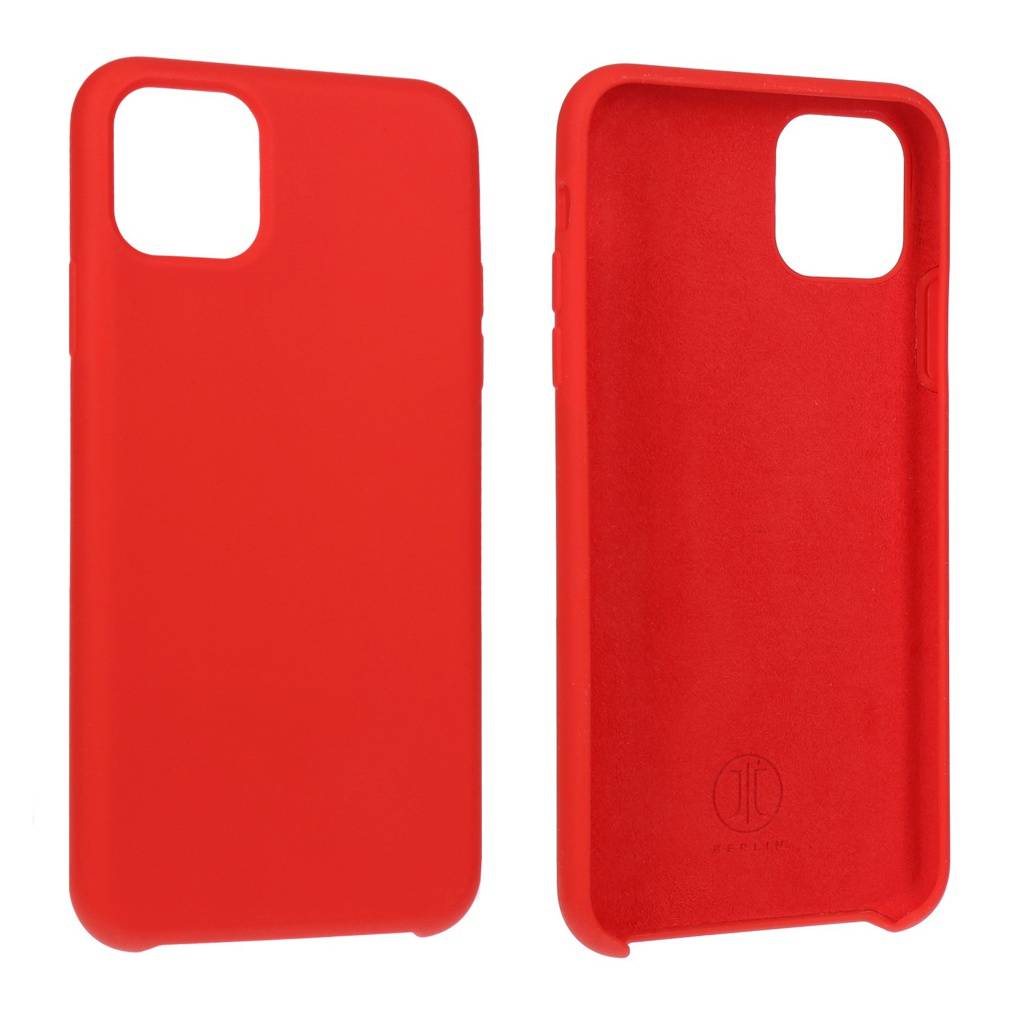 JT Berlin Silikon Case STEGLITZ für Apple iPhone 11 Pro Max rot