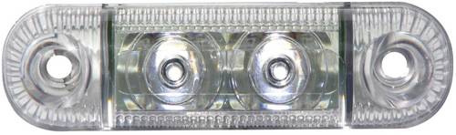 SecoRüt Umriss-Markierungsleuchte Markierungsleuchte seitlich 12 V, 24 V Weiß Klarglas