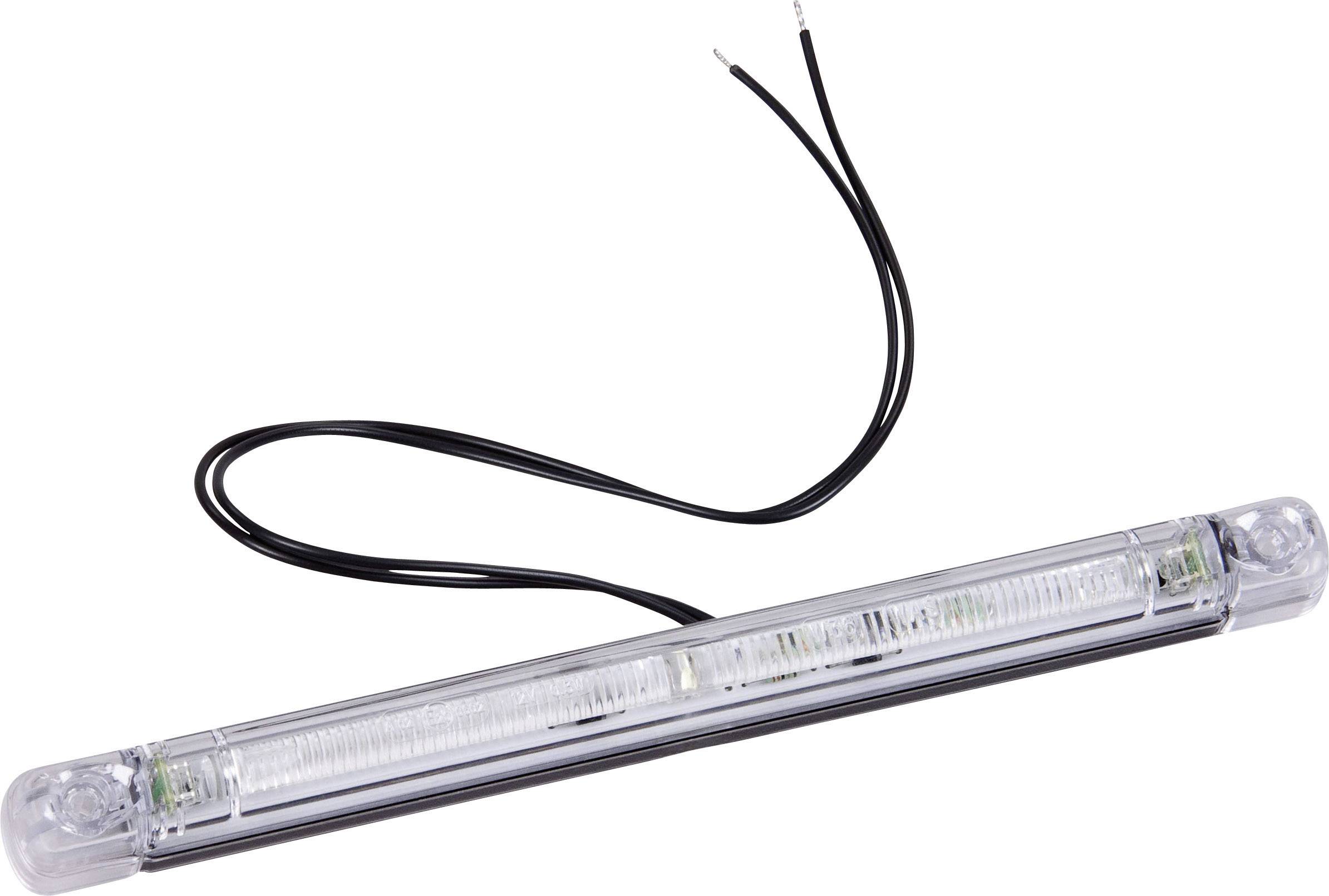 SecoRüt Umriss-Markierungsleuchte Markierungsleuchte seitlich 12 V, 24 V Orange Klarglas