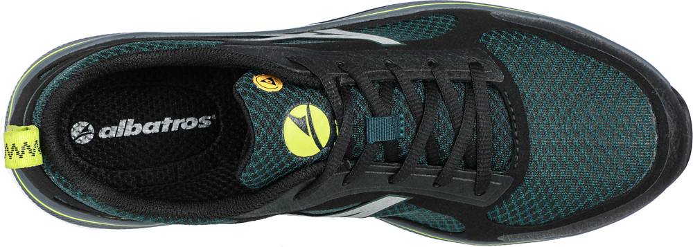 albatros AER58 GREEN LOW sportlicher Sicherheitsschuh S1P schwarz/grün Gr. 47