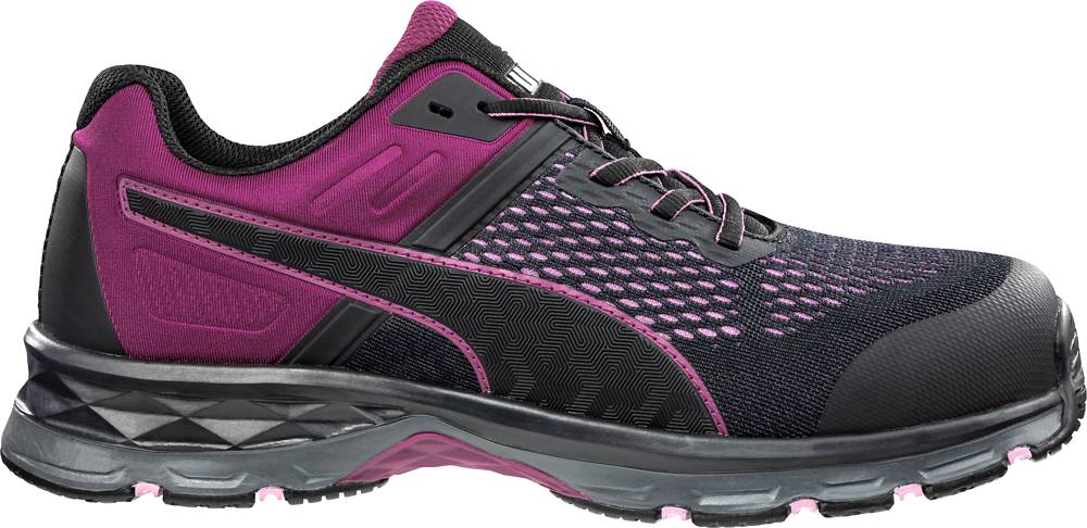 Puma DEFINE LOW sportlicher Damen-Sicherheitsschuh S1P schwarz/pink Gr. 36