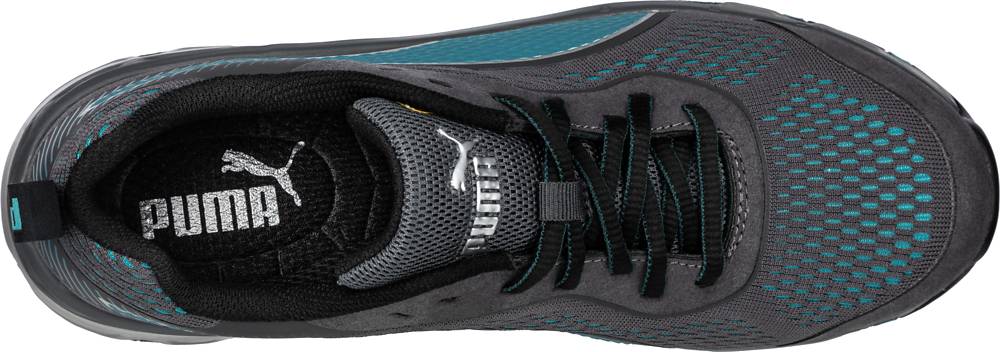 Puma FUSE KNIT BLUE LOW sportlicher Damen-Sicherheitsschuh S1P grau/blau Gr. 40