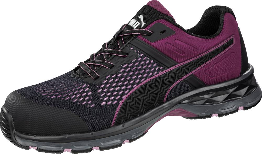 Puma DEFINE LOW sportlicher Damen-Sicherheitsschuh S1P schwarz/pink Gr. 40