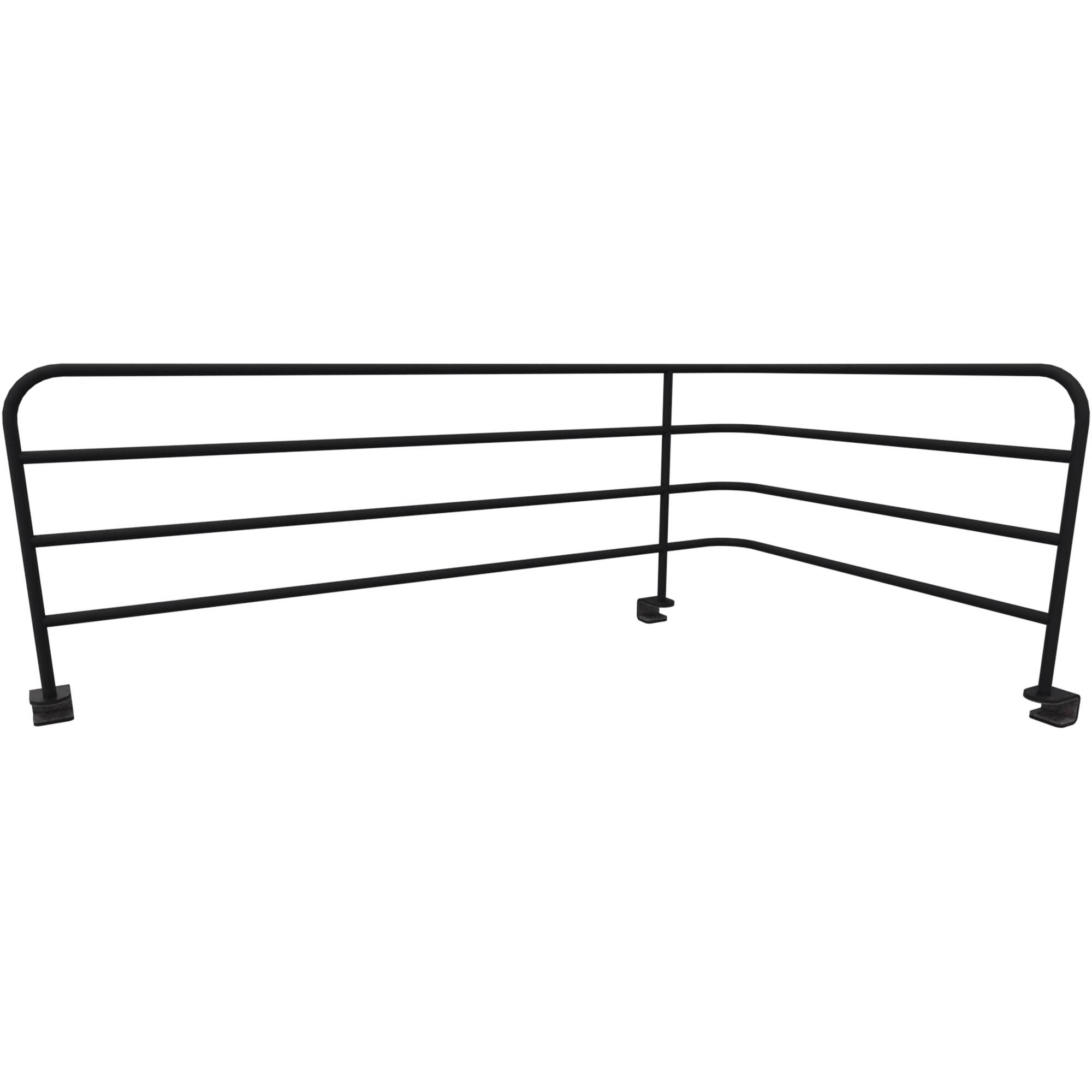 Paneel 72x29,3cm rechts sw