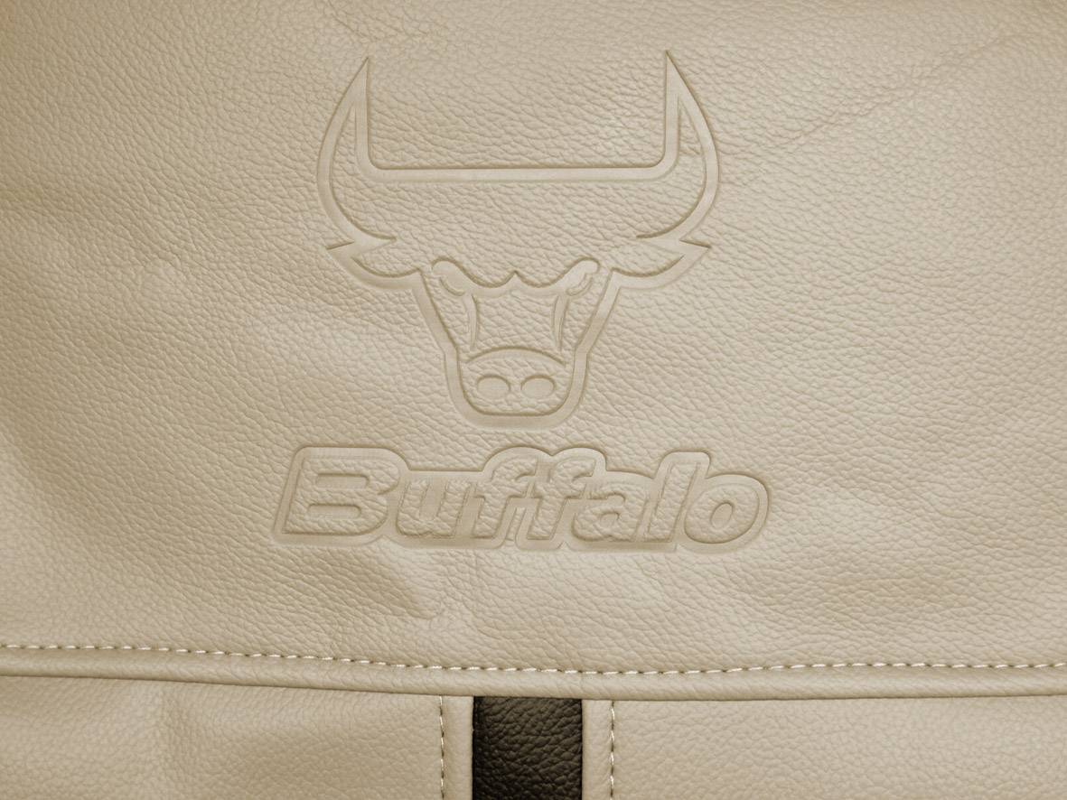 Eufab 28289 Buffalo Sitzbezug 11teilig Kunstleder Schwarz, Beige Rücksitz, Fahrersitz, Beifahrersitz