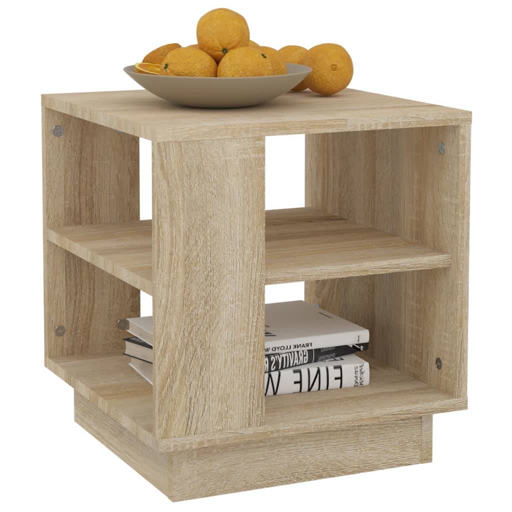 vidaXL Couchtisch Sonoma-Eiche 40x40x43 cm Holzwerkstoff