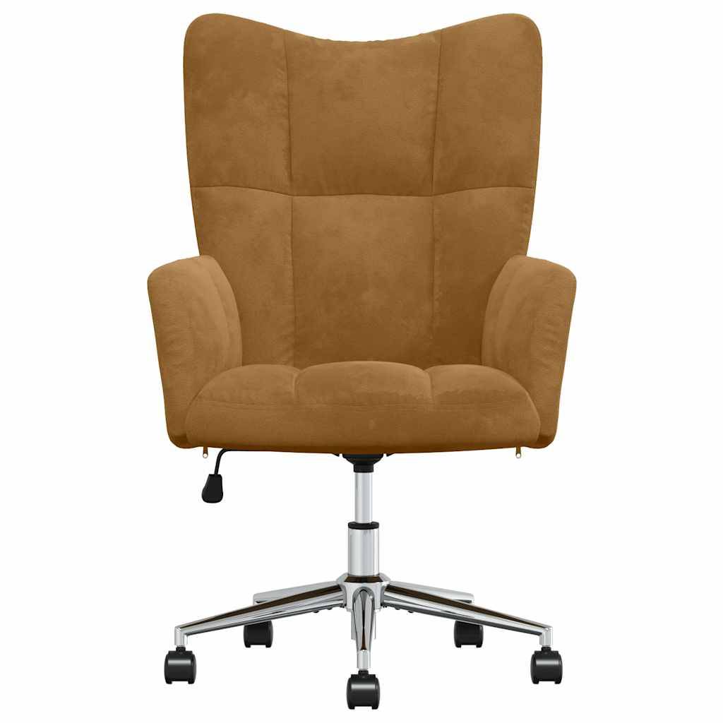 vidaXL Relaxsessel Braun Samt