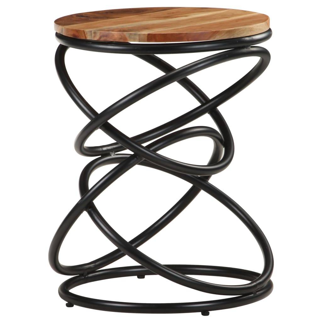 vidaXL Beistelltisch 40x40x52 cm Akazie Massivholz