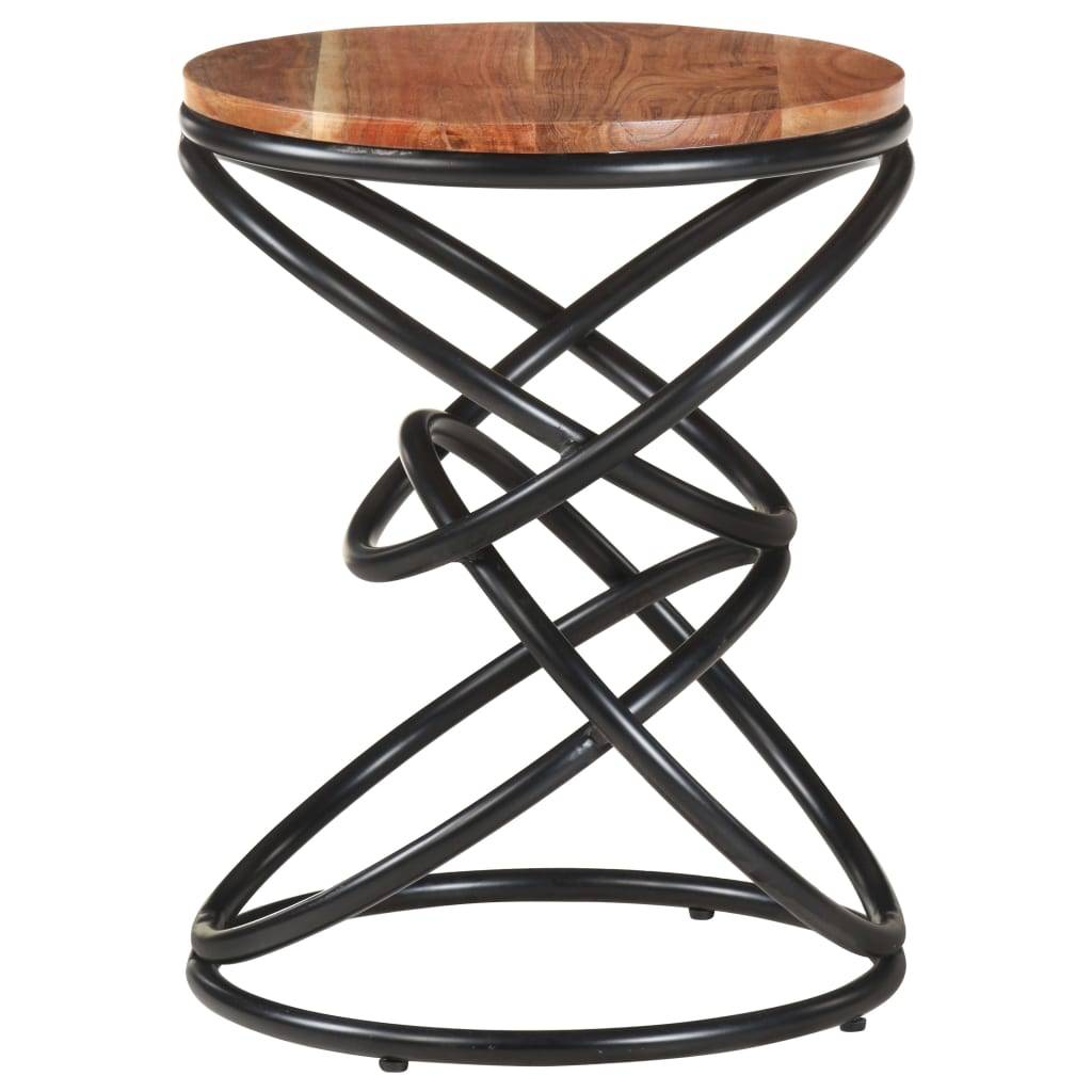 vidaXL Beistelltisch 40x40x52 cm Akazie Massivholz