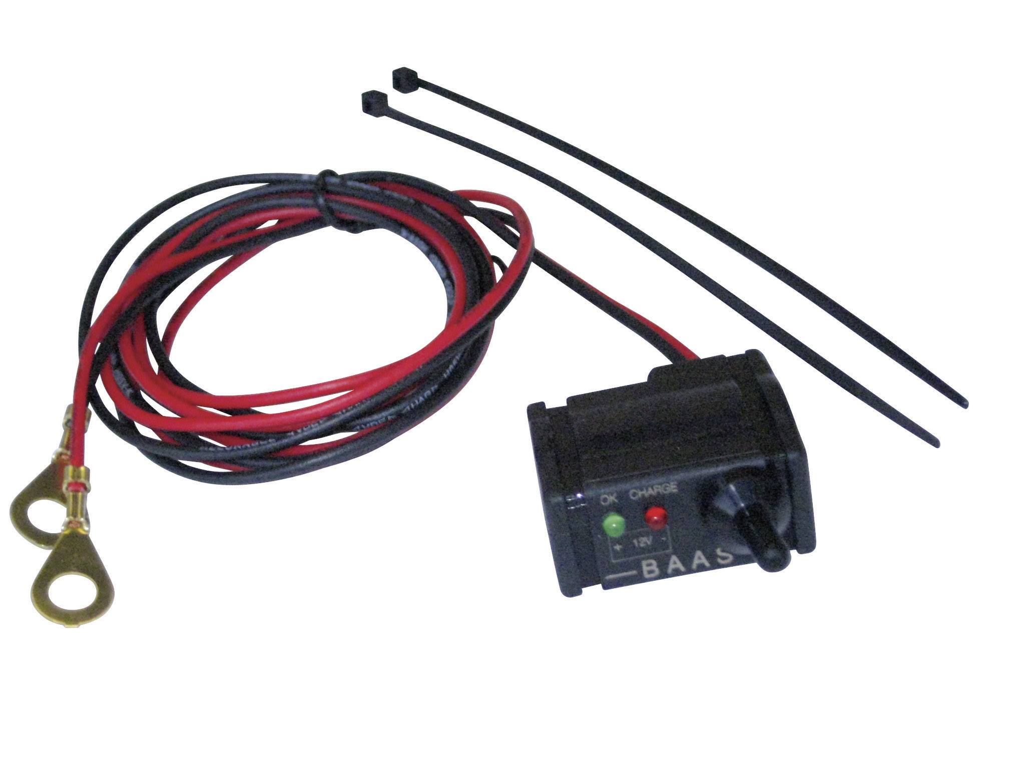 BAAS BA22 Kfz-Batterietester 12V für Rohrmontage 40mm x 20mm x 35mm