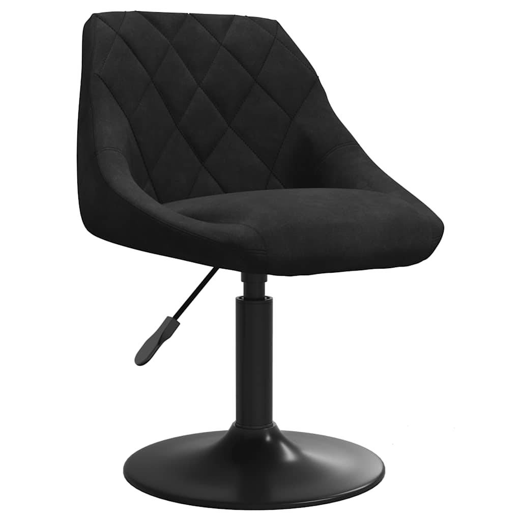 vidaXL Esszimmerstuhl Schwarz Samt