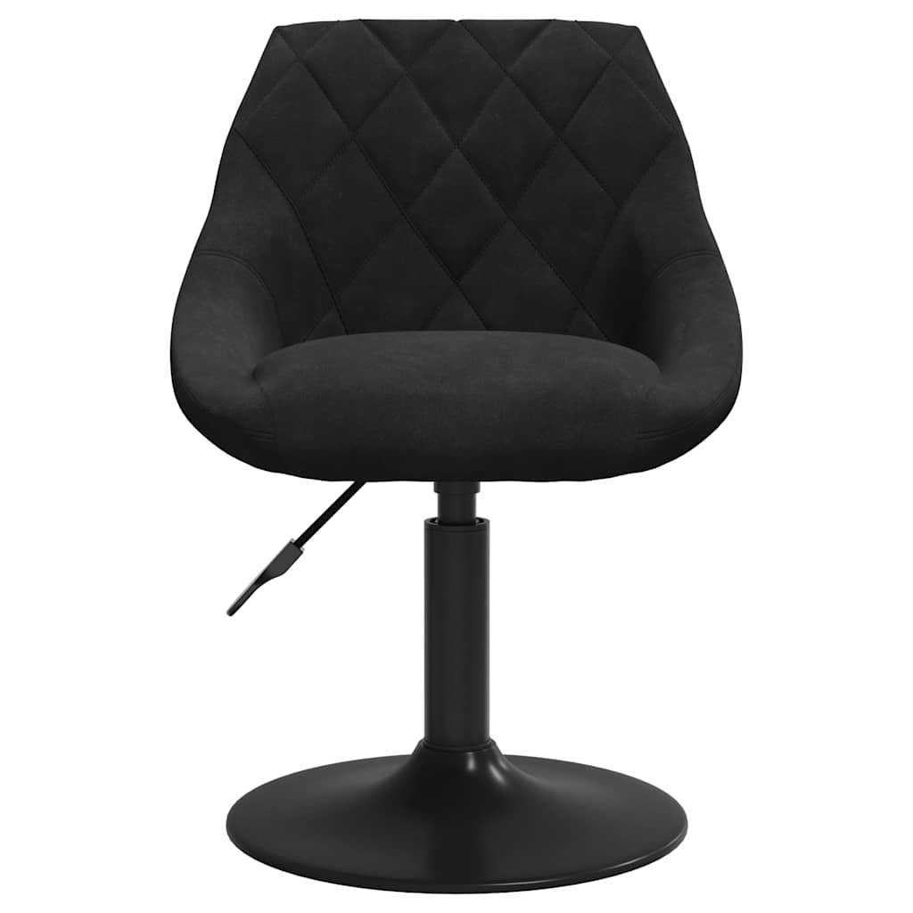 vidaXL Esszimmerstuhl Schwarz Samt