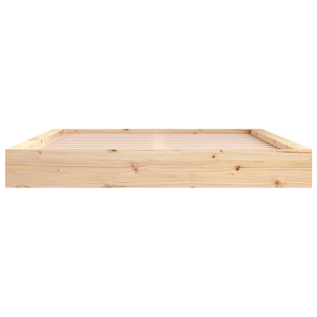 vidaXL Massivholzbett 150x200 cm