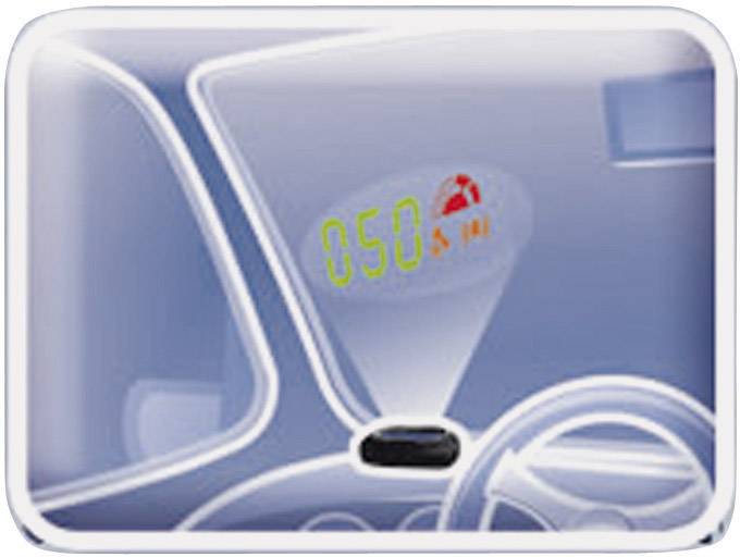 Valeo speed/visio Nomad (GPS) 632051 Sichtfeldanzeige/Headup-Display 78 mm x 19 mm x 48 mm selbstklebend, Geschwindigkeits-Anzeige, mit GPS-Empfang