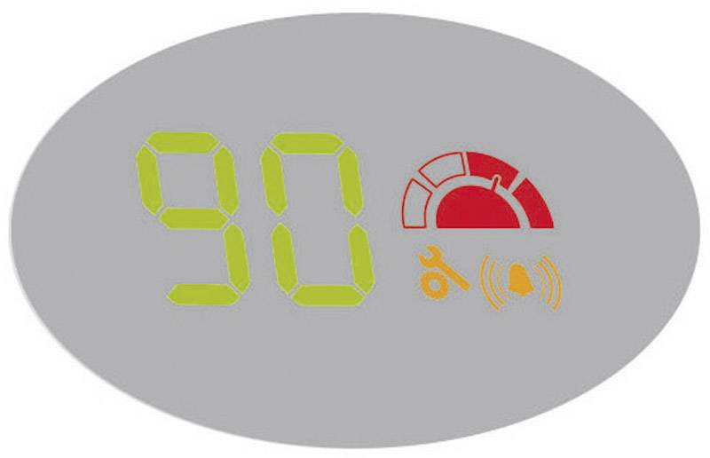 Valeo speed/visio Nomad (GPS) 632051 Sichtfeldanzeige/Headup-Display 78 mm x 19 mm x 48 mm selbstklebend, Geschwindigkeits-Anzeige, mit GPS-Empfang