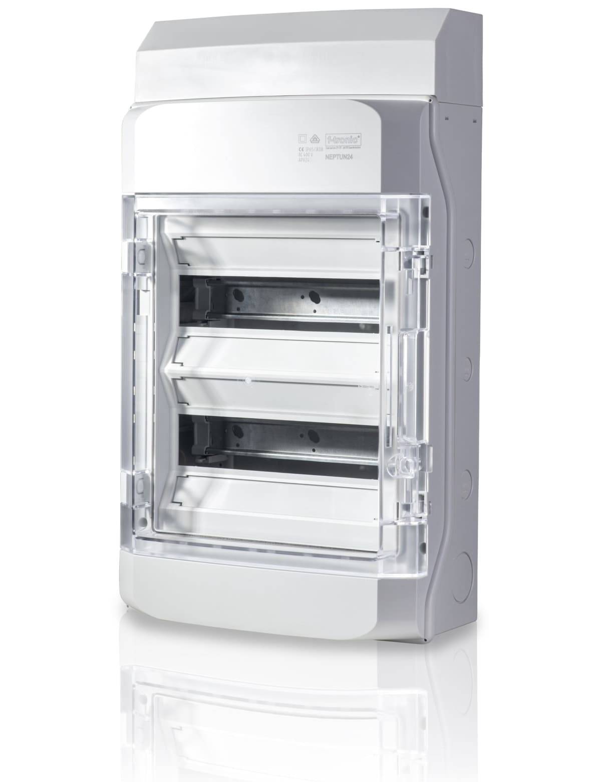 F-TRONIC - AP-Feuchtraumverteiler IP65 NEPTUN24 2-reihig